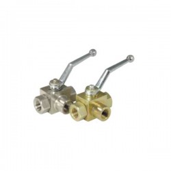 Hydraulic Ball Valves - 3-Way Block Body